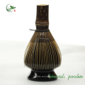 Schwarze Farbe Porzellan Whisk Stand Matcha Produkt Schneebesen Halter